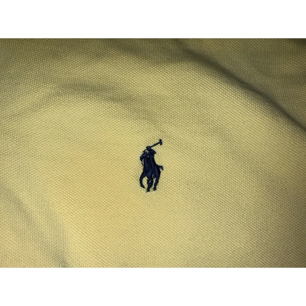 Polo Ralph Lauren Yellow Polo Shirt Mens Size XL‎ 100% Cotton